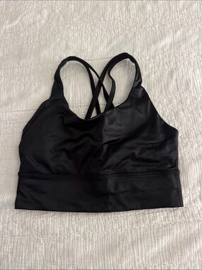lululemon athletica Black Crossback Sports Bra